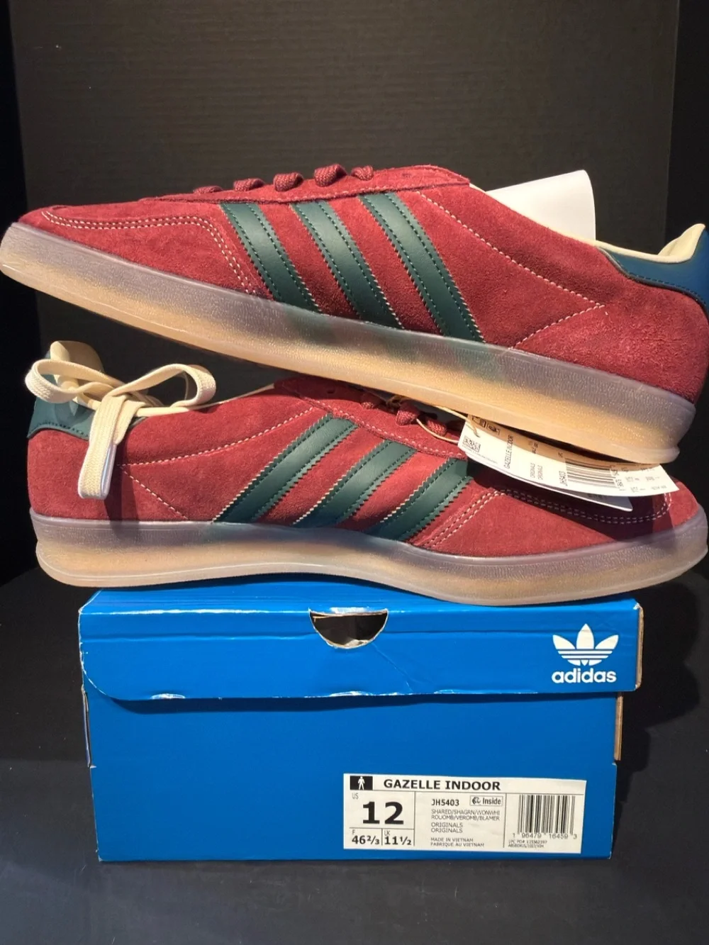 Men’s Adidas Gazelle Indoor 12M